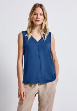 Jersey top met gehaakte details