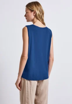 Jersey top met gehaakte details