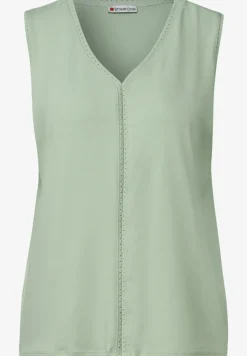 Jersey top met gehaakte details