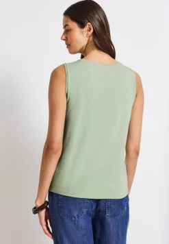 Jersey top met gehaakte details