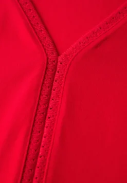 Jersey top met gehaakte details