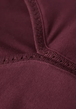 Jersey top met gehaakte details