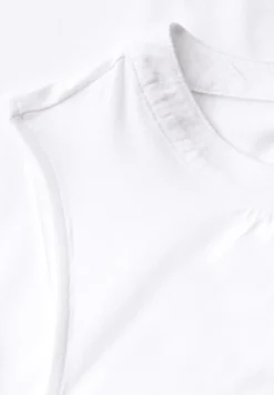 Jersey top met rimpels