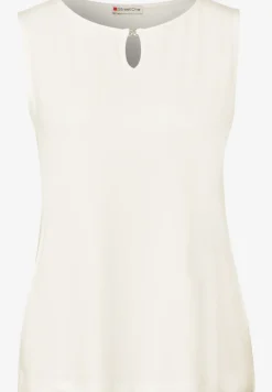 Jersey top met uitsnijding