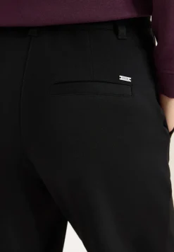 Jersey broek met rechte benen