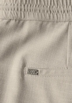 Joggingbroek in gemêleerde look