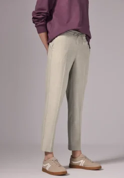 Joggingbroek in gemêleerde look