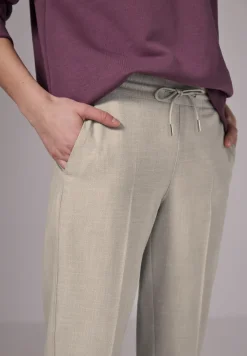 Joggingbroek in gemêleerde look