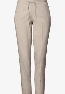 Joggingbroek in gemêleerde look