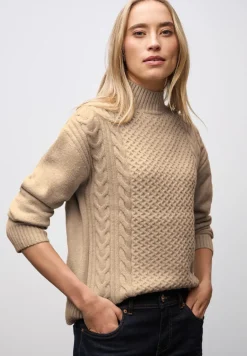 Jumper met kabelpatroon