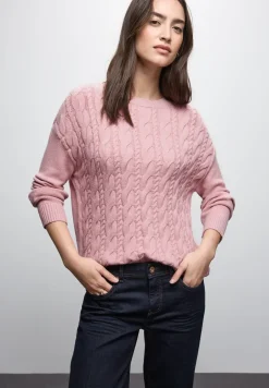 Jumper met kabelpatroon