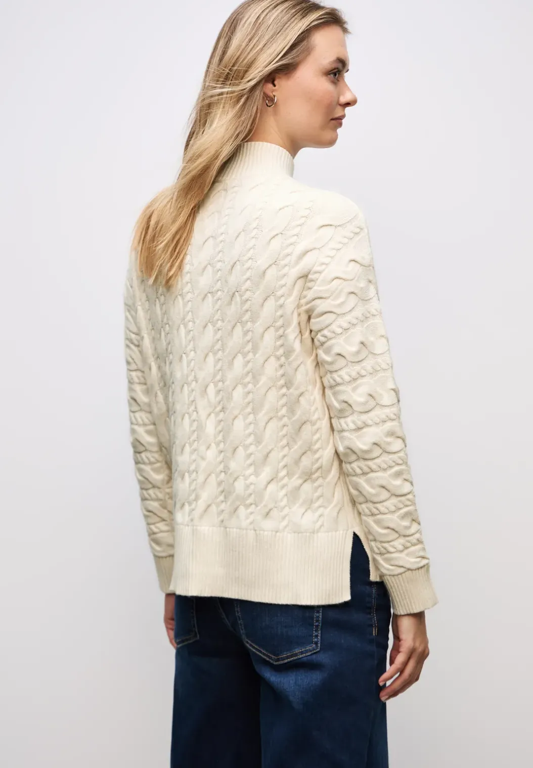 Jumper met kabelpatroon