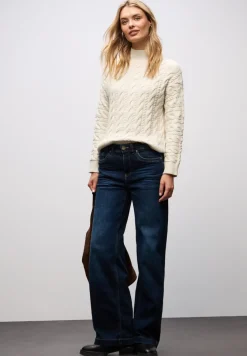 Jumper met kabelpatroon