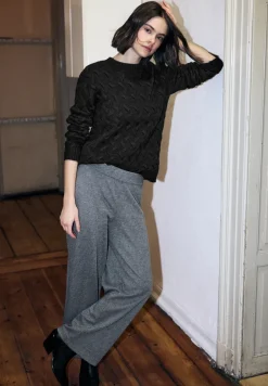 Jumper met kabelpatroon