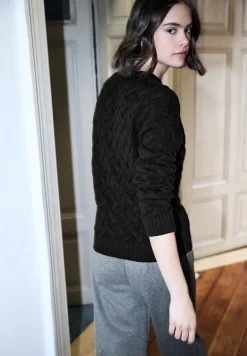 Jumper met kabelpatroon