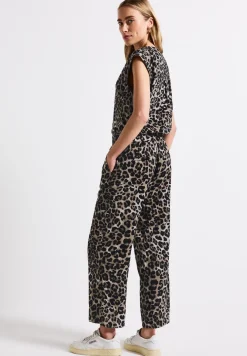 Jumpsuit met leopatroon