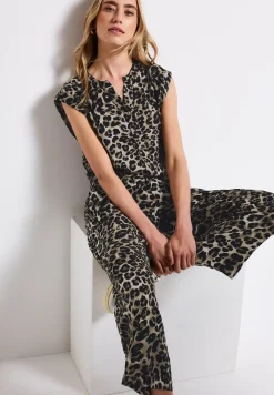 Jumpsuit met leopatroon