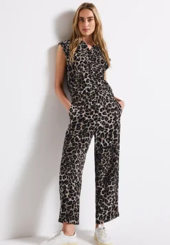 Jumpsuit met leopatroon