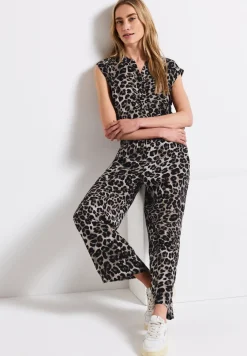 Jumpsuit met leopatroon