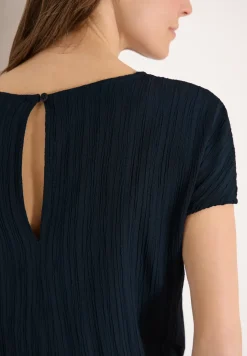 Jumpsuit met straight leg en structuur