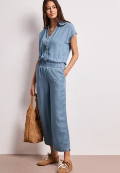 Jumpsuit Wide Legs in een gewassen look