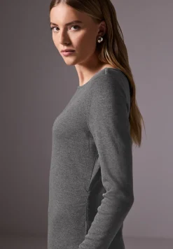 Jurk in gemêleerde look