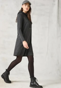 Jurk in krijtstreep-look