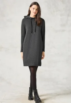 Jurk in krijtstreep-look