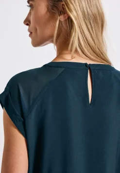 Jurk met mesh details