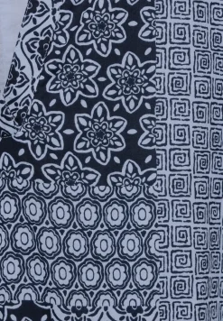 Jurk met patchworkprint