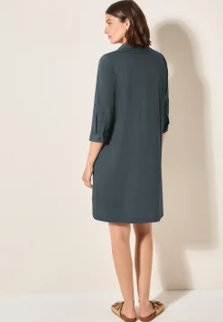 Jurk met smokdetail