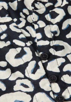Katoenen blouse met patroon