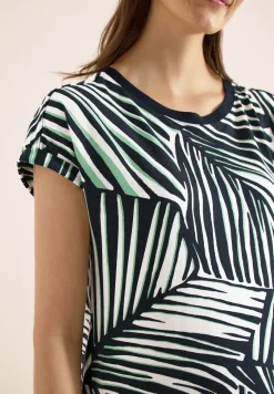 Knielange jersey jurk