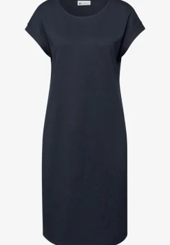 Knielange jersey jurk