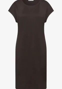 Knielange jersey jurk