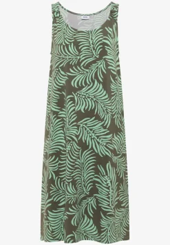 Knielange jersey jurk met print