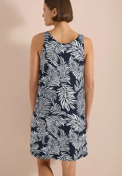 Knielange jersey jurk met print