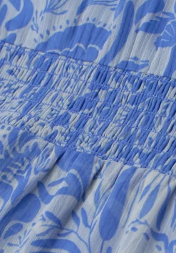 Knielange jurk met bloemenprint