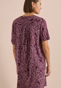 Knielange jurk met paisleypatroon