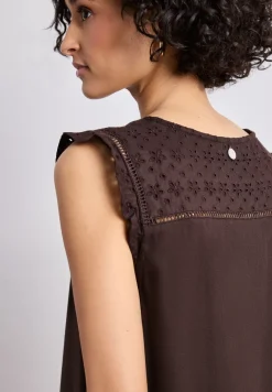 Knielange jurk met Shiffley-details