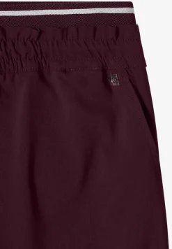 Knielange rok met streepdetail