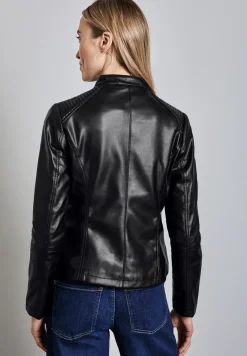 Kort jack in lederlook