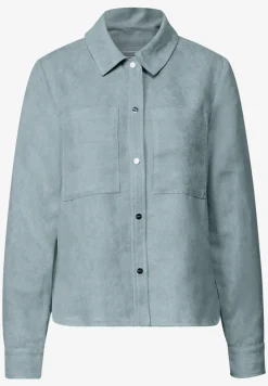 Kort mini corduroy overhemd