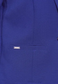 Korte blazer met structuur