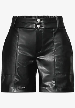 Korte broek in lederlook