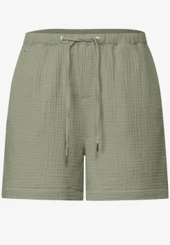 Korte broek van mousseline