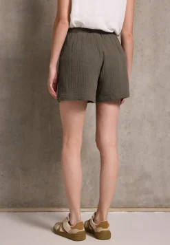 Korte broek van mousseline