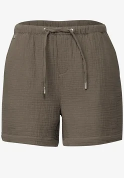 Korte broek van mousseline