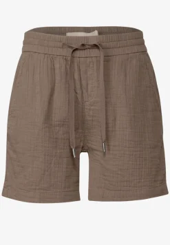 Korte broek van mousseline