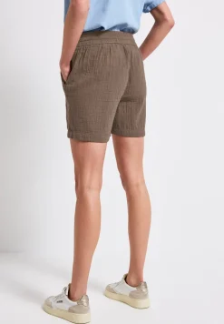 Korte broek van mousseline